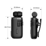 Μονό Ακουστικό Πέτου Bluetooth V5.3 Πτυσσόμενο Firo H18 - Image 3