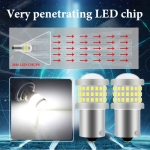 Μονοπολική Λάμπα LED 1156 BA15S SMD 12W 12–72V – 2 τμχ.