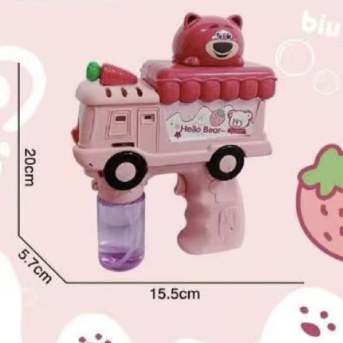 Παιχνίδι για Σαπουνόφουσκες Cute Bear Με Φως & Κίνηση 6866-1 - Image 2