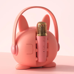 Παιδικό Ασύρματο Ηχείο Bluetooth Karaoke Με Μικρόφωνο K19 - Γατάκι - Image 3