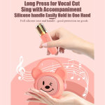 Παιδικό Ασύρματο Ηχείο Bluetooth Karaoke Με Μικρόφωνο K19 - Ποντικάκι - Image 2