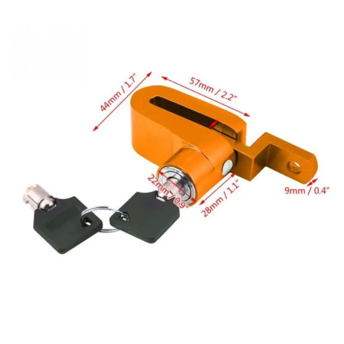 Pervoi Κλειδαριά Δισκόφρενου Μοτοσυκλέτας CTC-569