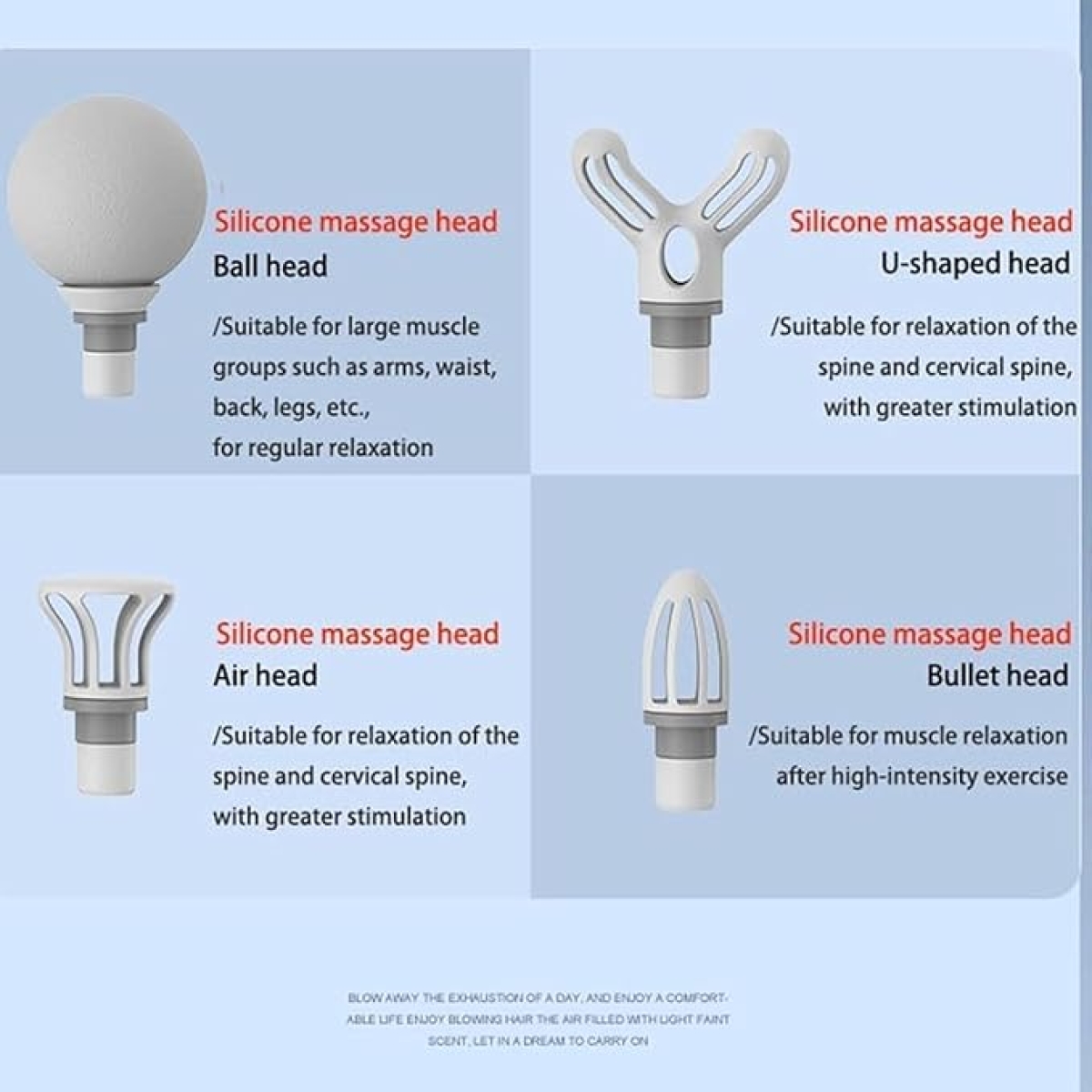 Πιστόλι Μασάζ Με 4 Κεφαλές, Οθόνη LCD Και 6 Ταχύτητες 29950-28 - Image 2