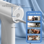 Πιστόλι Μασάζ Με 4 Κεφαλές, Οθόνη LCD Και 6 Ταχύτητες 29950-28 - Image 6