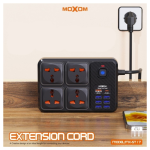 Πολύπριζο 4 Θέσεων Με Διακόπτη Και 7 Θύρες USB 2m Moxom MX-ST17 - Image 2