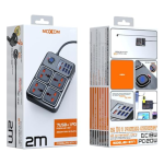 Πολύπριζο 4 Θέσεων Με Διακόπτη Και 7 Θύρες USB 2m Moxom MX-ST17 - Image 5