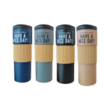 Ποτήρι Θερμός Ανοξείδωτο Με Προστατευτικό & Καπάκι 600ml JB-1728