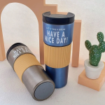 Ποτήρι Θερμός Ανοξείδωτο Με Προστατευτικό & Καπάκι 600ml JB-1728 - Image 2