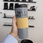 Ποτήρι Θερμός Ανοξείδωτο Με Προστατευτικό & Καπάκι 600ml JB-1728