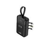 Power bank 20000mAh με Γρήγορη Φόρτιση 22.5W & Ενσωματωμένα Καλώδια KLGO KP-36