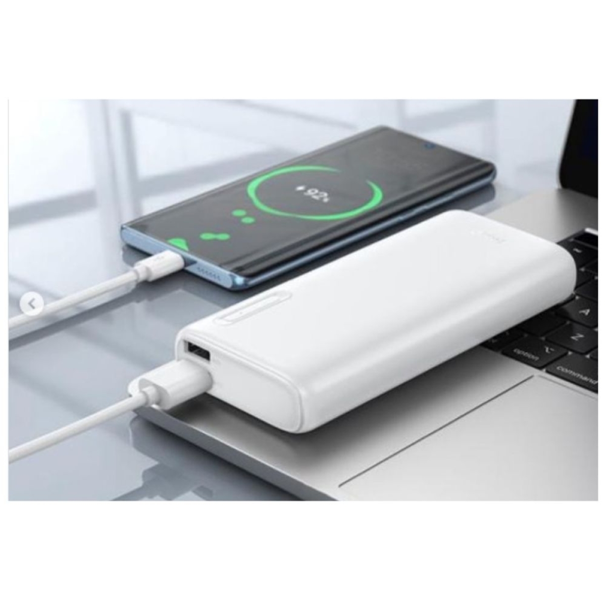Power Bank Hoco J158A Runner 10000mAh Fast Charge 5V/2A Slim με 2xUSB-A 1xUSB-C 1xMicro USB