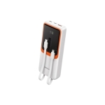 Power Bank KAKUSIGA KSC-1088 20.000mAh με Ενσωματωμένα Καλώδια, Οθόνη & Γρήγορη Φόρτιση 22,5W / 20W