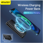 Power Bank Με Ασύρματη Μαγνητική Φόρτιση 15W & Οθόνη LED 5000mAh Awei P118K - Image 6