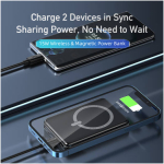 Power Bank Με Ασύρματη Μαγνητική Φόρτιση 15W & Οθόνη LED 5000mAh Awei P118K - Image 3