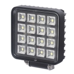 Προβολέας εργασίας τετράγωνος 9εκ. 16 LED με διακόπτη 2400LM W17835