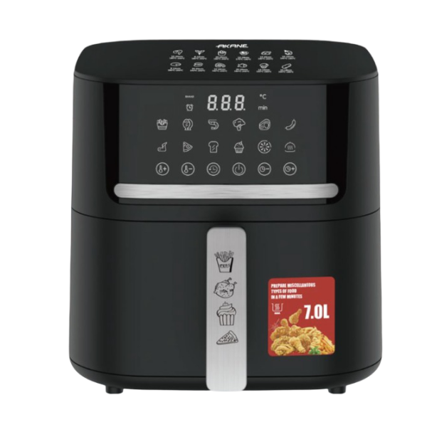Ψηφιακή Φριτέζα Αέρα 7L 1600W Με Οθόνη Αφής AKANE A.81552