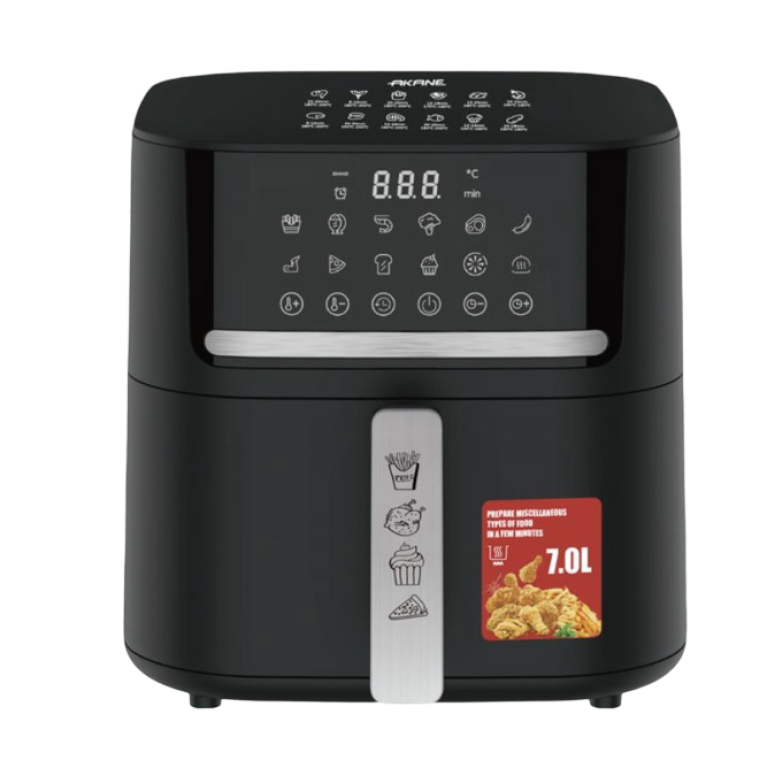 Ψηφιακή Φριτέζα Αέρα 7L 1600W Με Οθόνη Αφής AKANE A.81552
