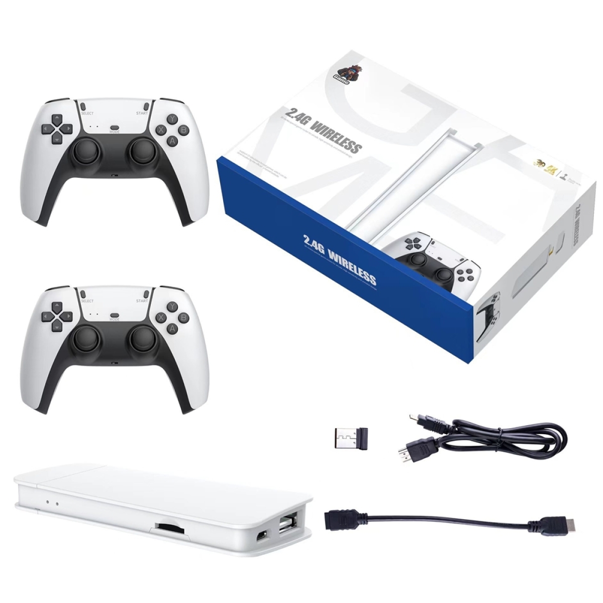 Ρετρό Κονσόλα Παιχνιδιών Game Stick M15 4K Με 20.000 Παιχνίδια Και Ασύρματα Χειριστήρια - Image 2
