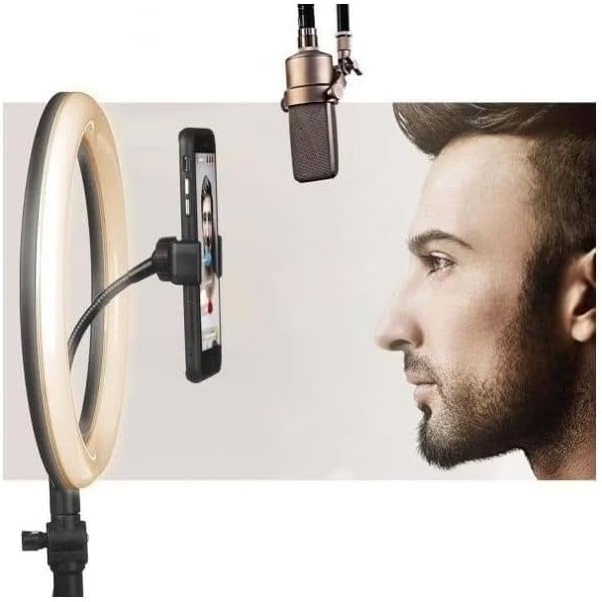 Ring Light 26cm Με Τρίποδο 2.1m ZMX-260 - Image 7