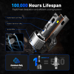 Σετ Λάμπες Novsight LED H4 12-24V 240W 50000LM 6500K IP68 A500-T1 - Image 7