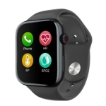 Smartwatch με Παλμογράφο - Κλήσεις μέσω Bluetooth - Oθόνη 1.54" IP67, Μαύρο