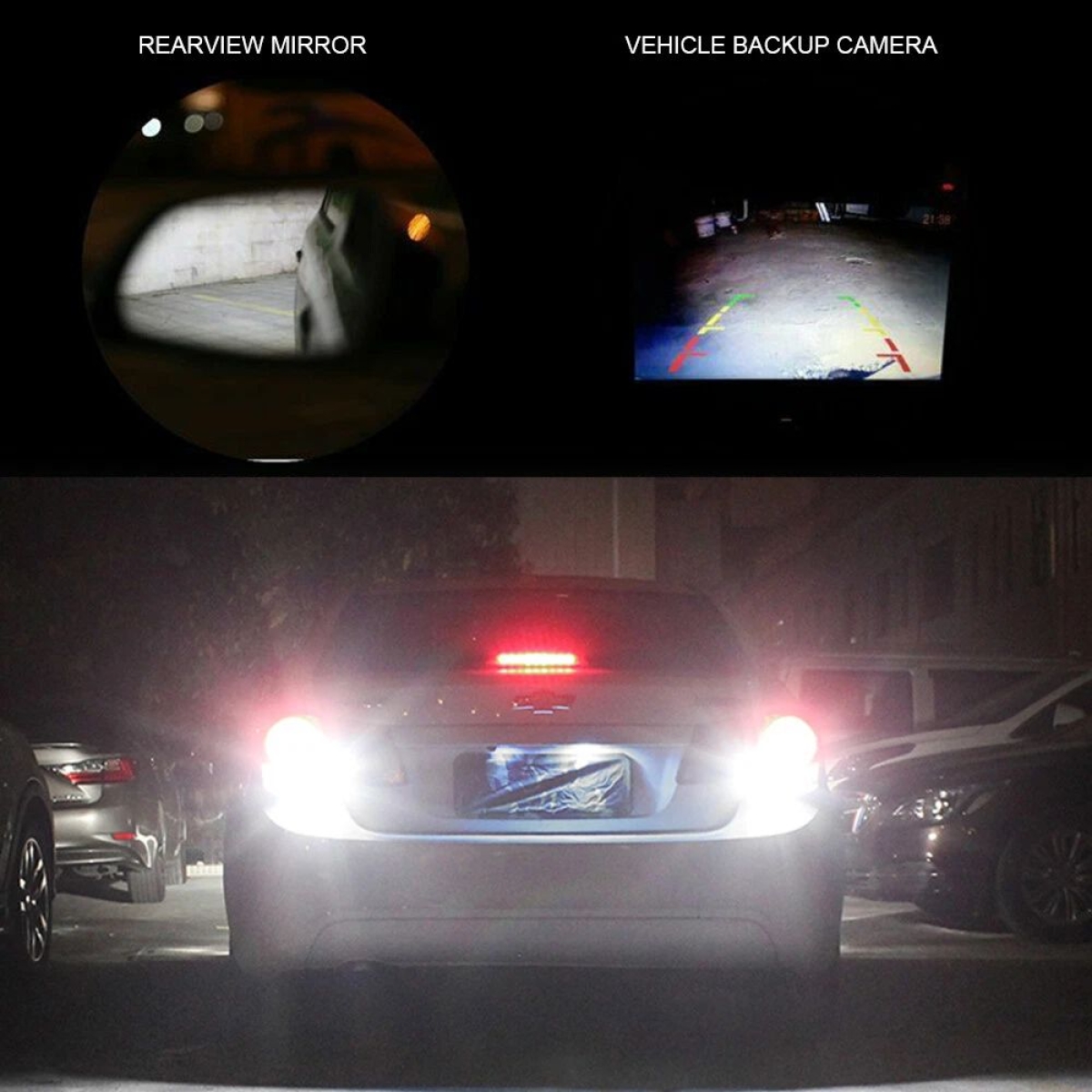 T15 Λάμπες LED 2835-27 SMD 12-24V 2τμχ Ψυχρό Φως