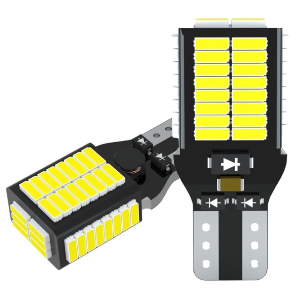 T15 Λάμπες LED 4014-54 SMD 12-24V 2τμχ Ψυχρό Φως