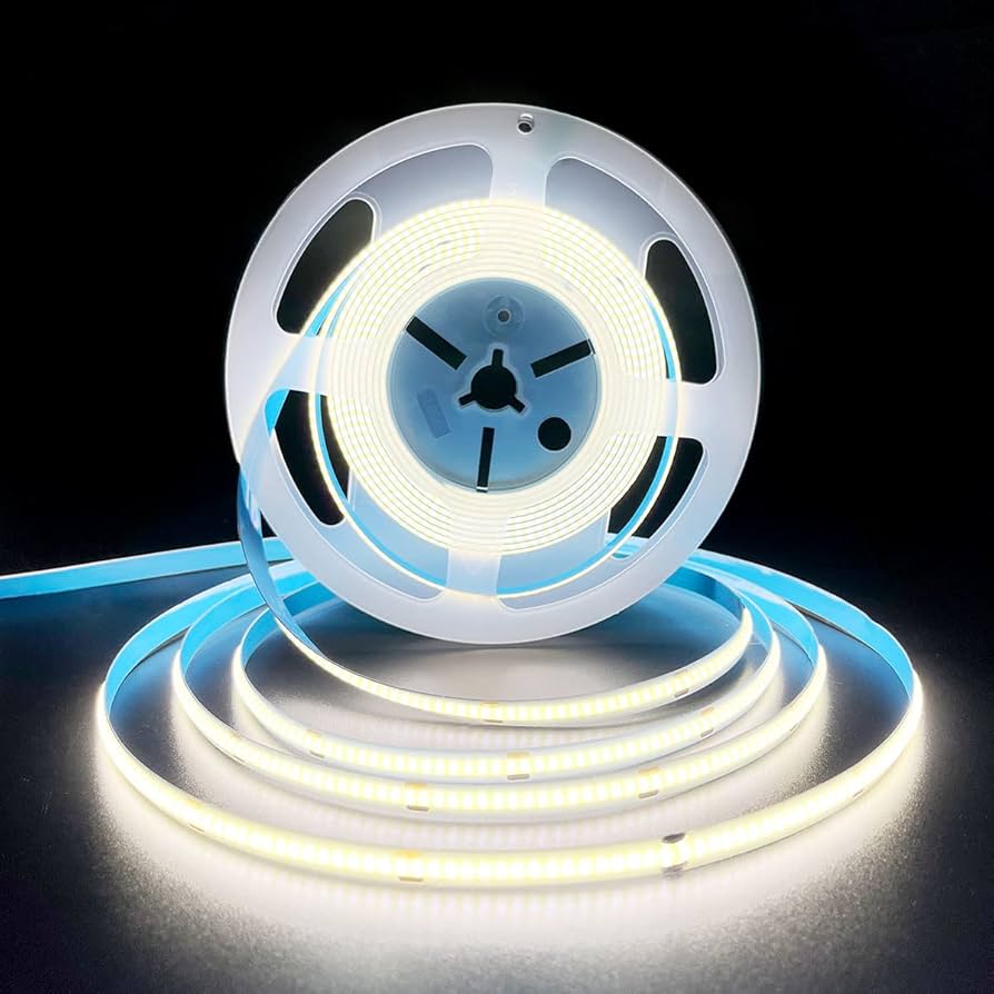 Ταινία Led Cob 5M 24V Ψυχρό Φως 6000K 480 Led Ip44 Arrango Ar48921