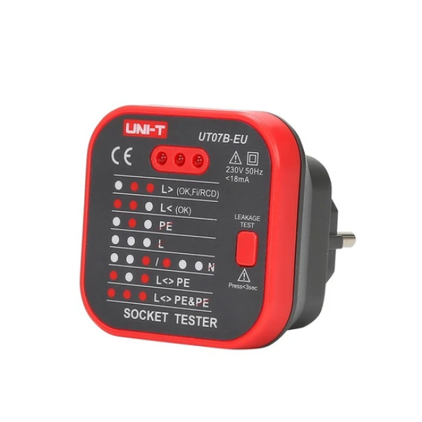 UNI-T Tester Πρίζας 230V 50Hz UT07B-EU
