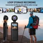 WiFi Φορητή Κάμερα Δράσης 1080P Με Κλιπ, Οθόνη 1.5” Και Νυχτερινή Όραση V6 - Image 3