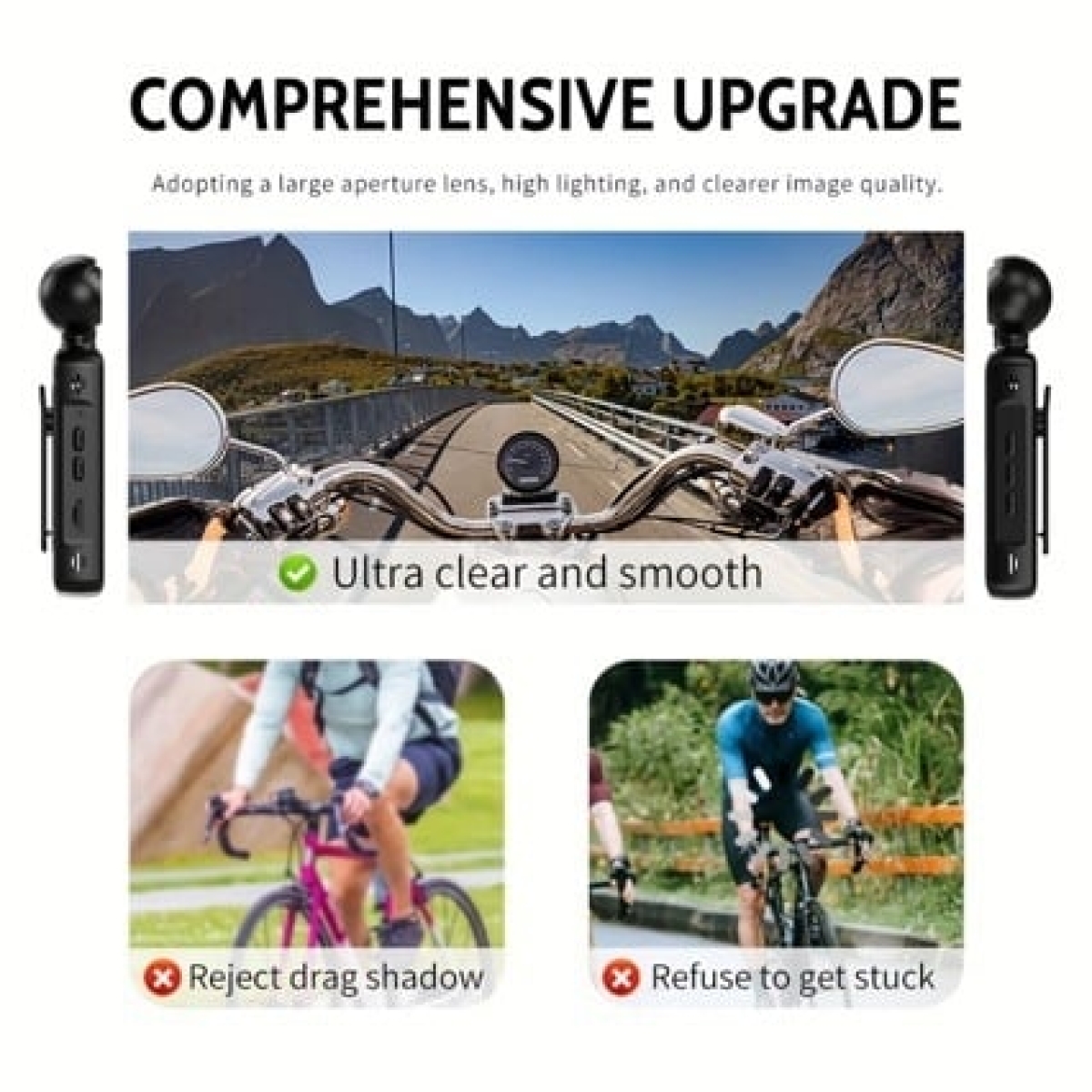 WiFi Φορητή Κάμερα Δράσης 1080P Με Κλιπ, Οθόνη 1.5” Και Νυχτερινή Όραση V6 - Image 5