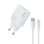 WK WP-U76 Φορτιστής Σπιτιού 12W με Καλώδιο Lightning Λευκό
