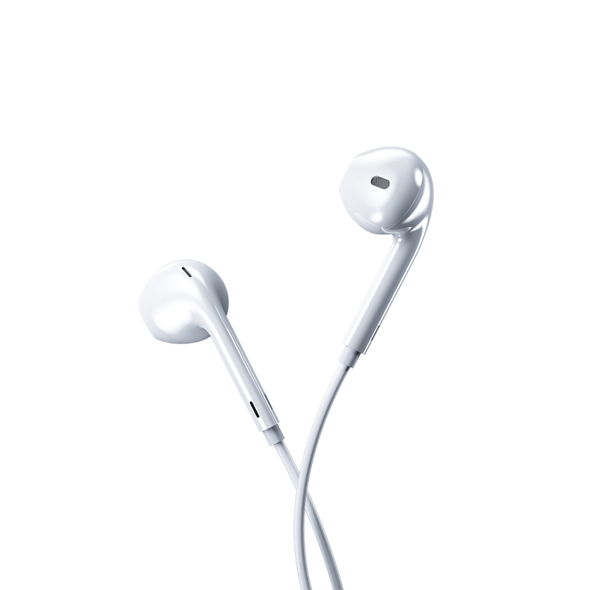 Ακουστικά Lightning WK ΥΒ09 Plug & Play Λευκό - Image 2