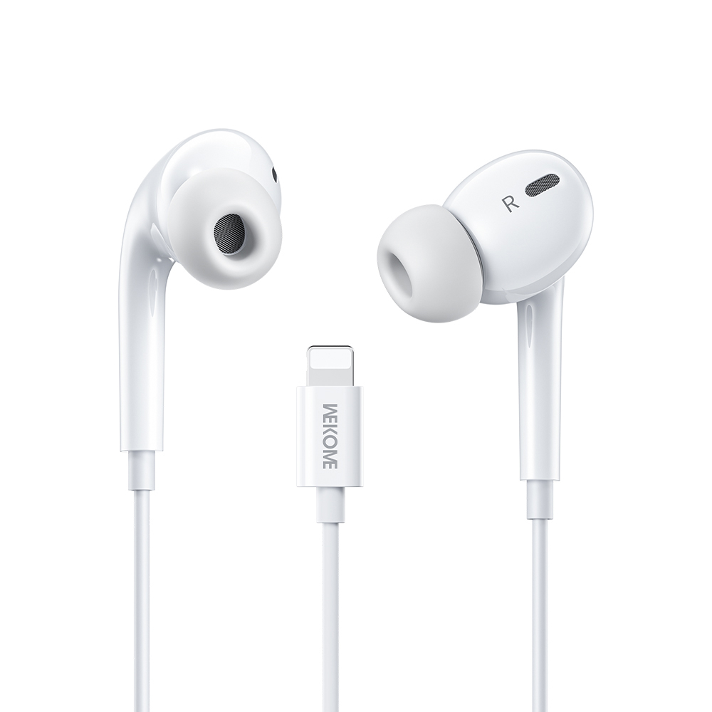 Ακουστικά Lightning Plug &Amp; Play Wk Υβ10 Λευκό