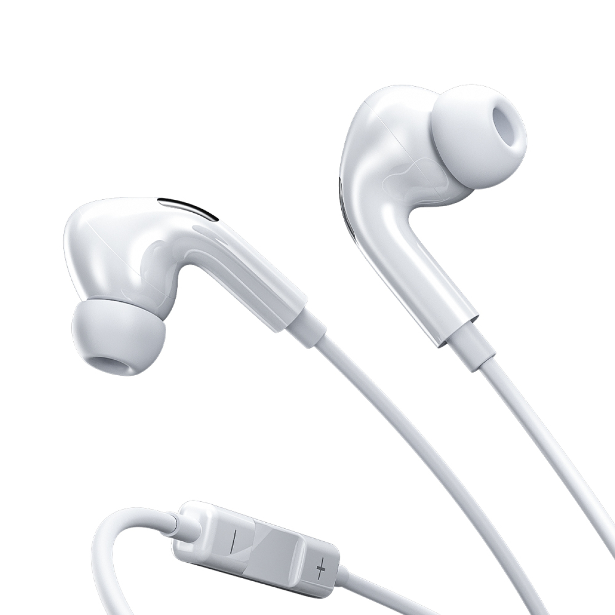Ακουστικά Lightning Plug & Play WK ΥΒ10 Λευκό - Image 3