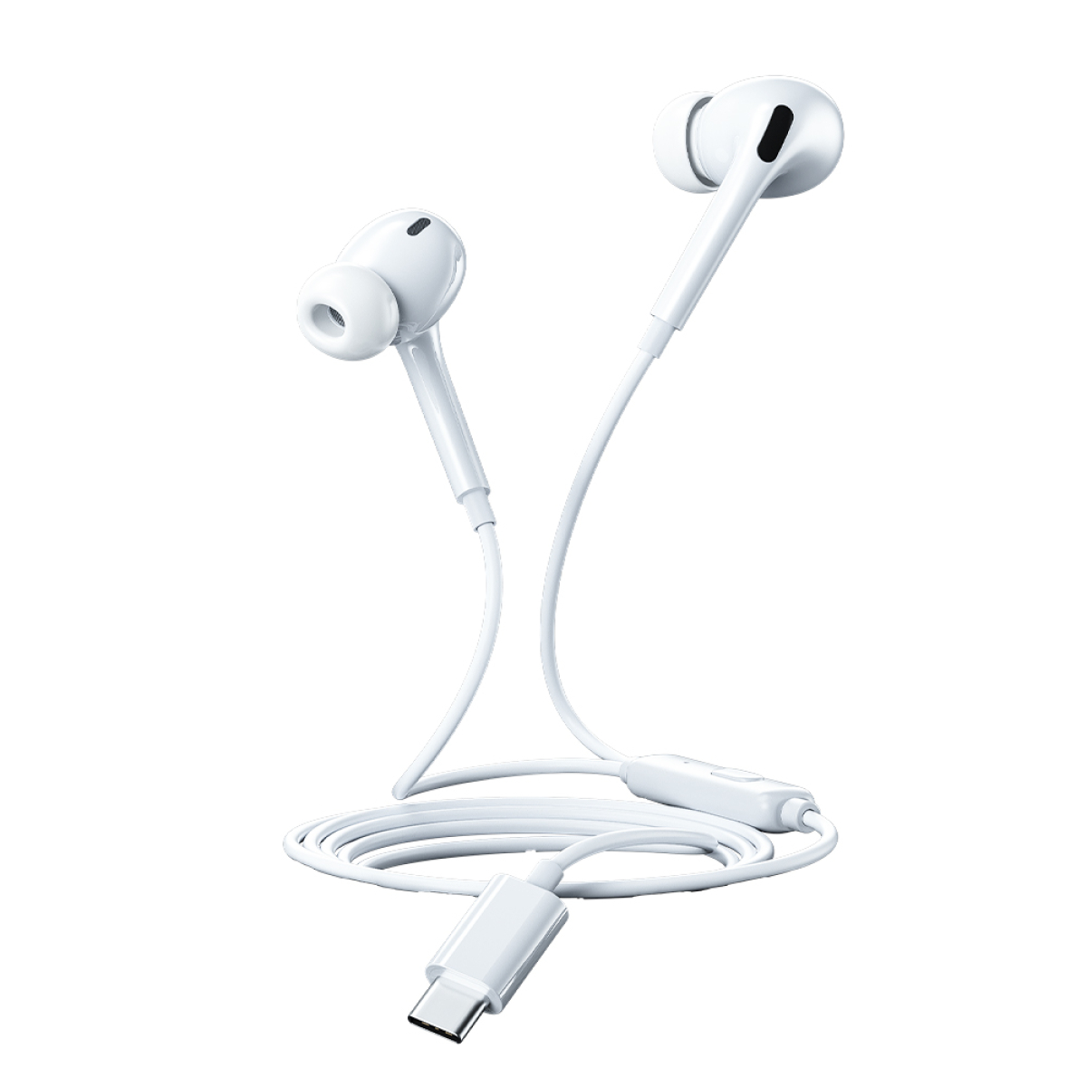 Ακουστικά USB-C WK YB06 Λευκό - Image 3