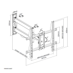 Βάση Τηλεόρασης Επιτοίχια Focus Mount WMS01-44AT 23"-65" έως 40kg - Image 3