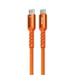 Καλώδιο Φόρτισης με LED WK WDC-C15 USB-C to Lightning PD 35W 1.2m Πορτοκαλί - Image 2