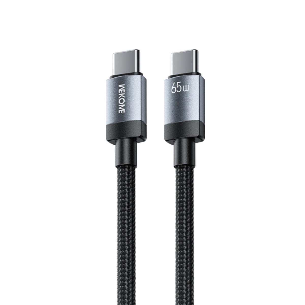 Καλώδιο Φόρτισης WK WDC-98 USB-C to USB-C PD 65W 1m Μαύρο - Image 2