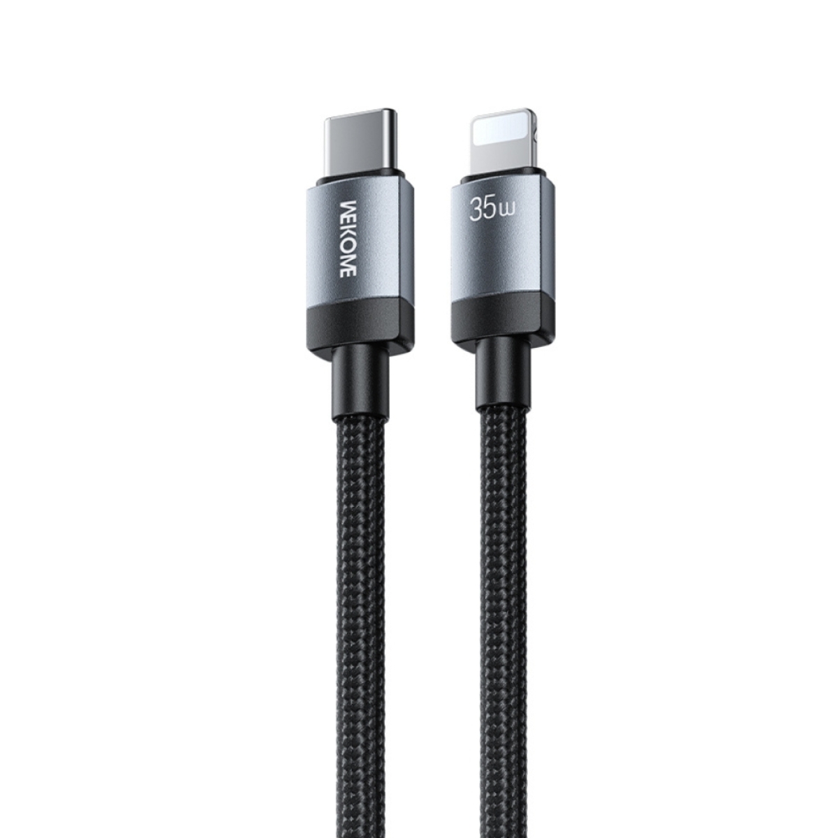 Καλώδιο Φόρτισης WDC-99 USB-C to Lightning PD 35W 1m Μαύρο - Image 2