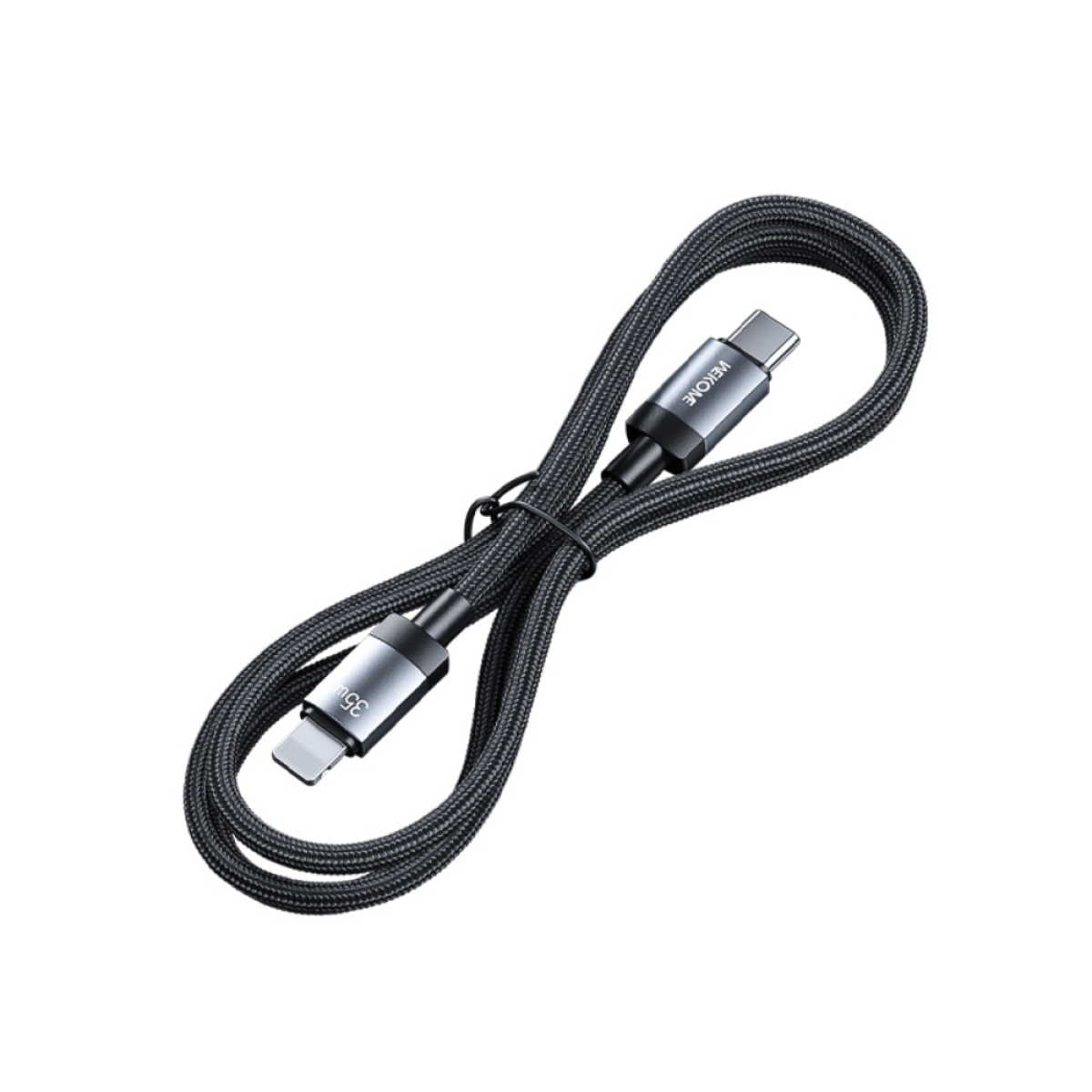 Καλώδιο Φόρτισης WDC-99 USB-C to Lightning PD 35W 1m Μαύρο - Image 3