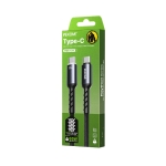 Καλώδιο Φόρτισης με LED WK WDC-C14 USB-C to USB-C PD 65W 1.2m Μαύρο - Image 3