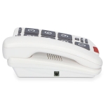 Fysic FX575 Ενσύρματο Τηλέφωνο για Ηλικιωμένους με Μεγάλα Πλήκτρα Λευκό - Image 4