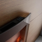 Cecotec ReadyWarm 2600 Curved Flames Connected 05366 Ηλεκτρικό Τζάκι Τοίχου με WiFi Μαύρο-Λευκό - Image 6