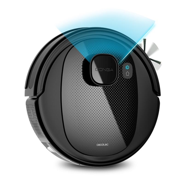 Cecotec Conga 7490 Eternal Genesis 08595 Ρομποτική Σκούπα με Σφουγγάρισμα Μαύρη