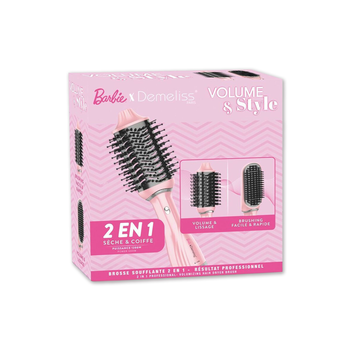 Demeliss Volume & Style Barbie Πολυστυλάρισμα Μαλλιών για Όγκο και Styling Ροζ - Image 2