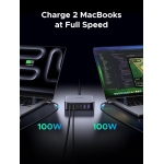 Ugreen Σταθμός Φόρτισης 220V 200W, 2xUSB-A, 4xUSB-C, Desktop Station GaN Γκρι CD271 / 40914 - Image 3