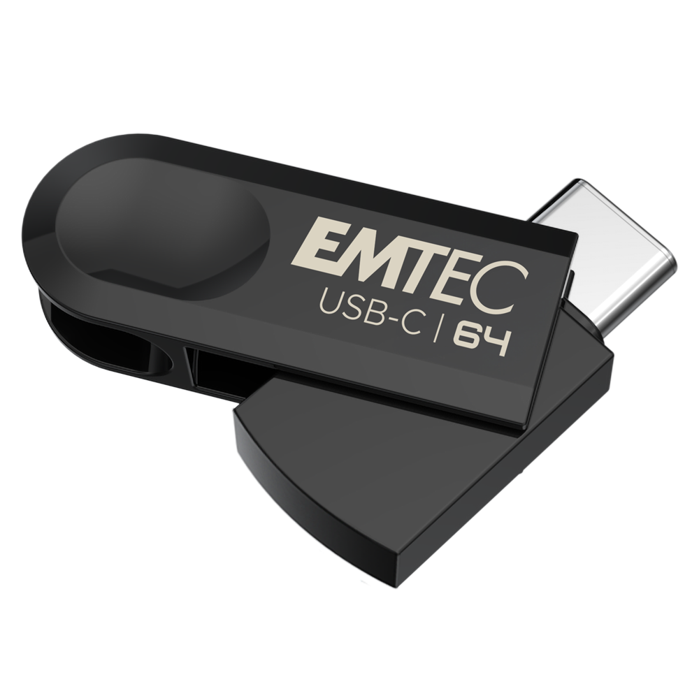 Emtec C280 64Gb Usb Stick Usb 3.2 Type-C Flash Drive Ecmmd64Gc283
