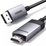 Ugreen Cable DisplayPort male - HDMI male 3m Μαύρο 25491