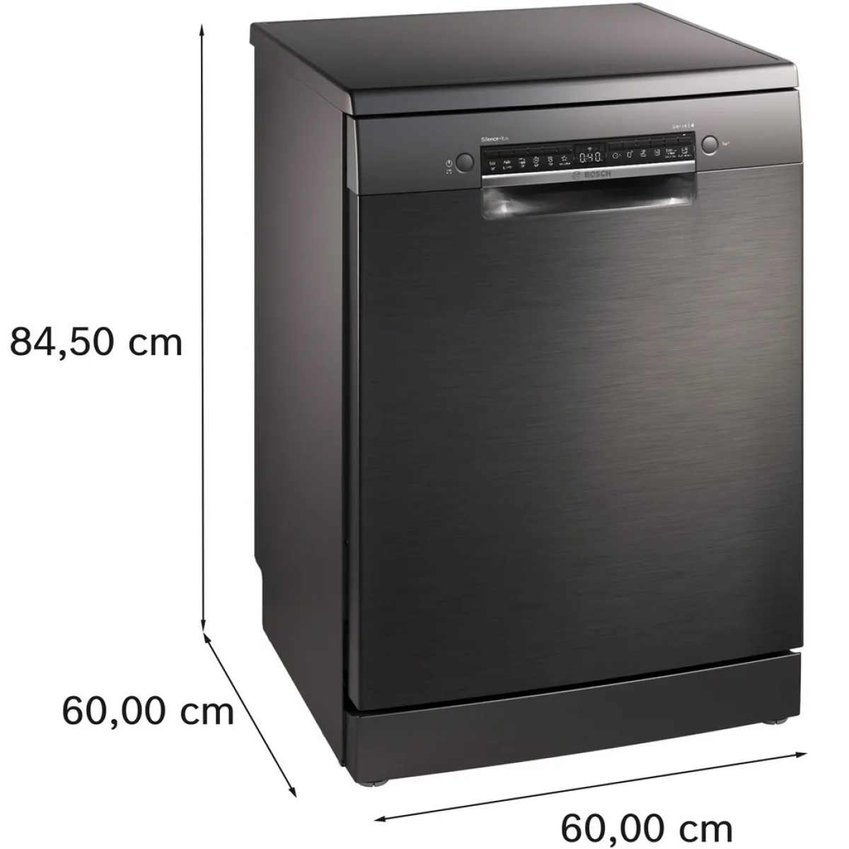 Bosch SMS4EMC06E Πλυντήριο Πιάτων 14 Σερβίτσια με Wi-Fi EcoSilence Drive Γκρι - Image 4